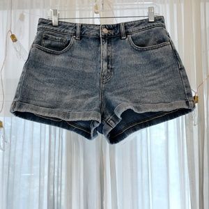 Medium Wash Jean Shorts